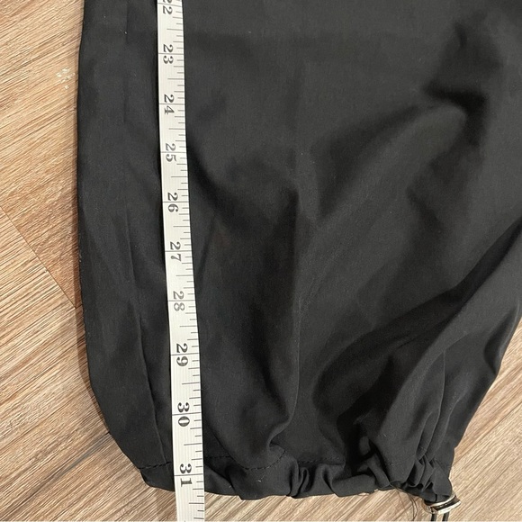 Cider Cargo Parachute Pants Women’s Med Black Hip Hop Dance Oversized Streetwear - Picture 5 of 8